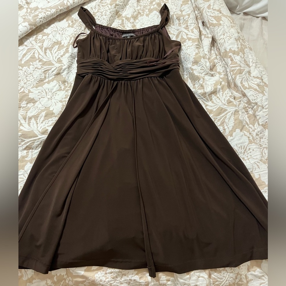 Beautiful short brown evening dress